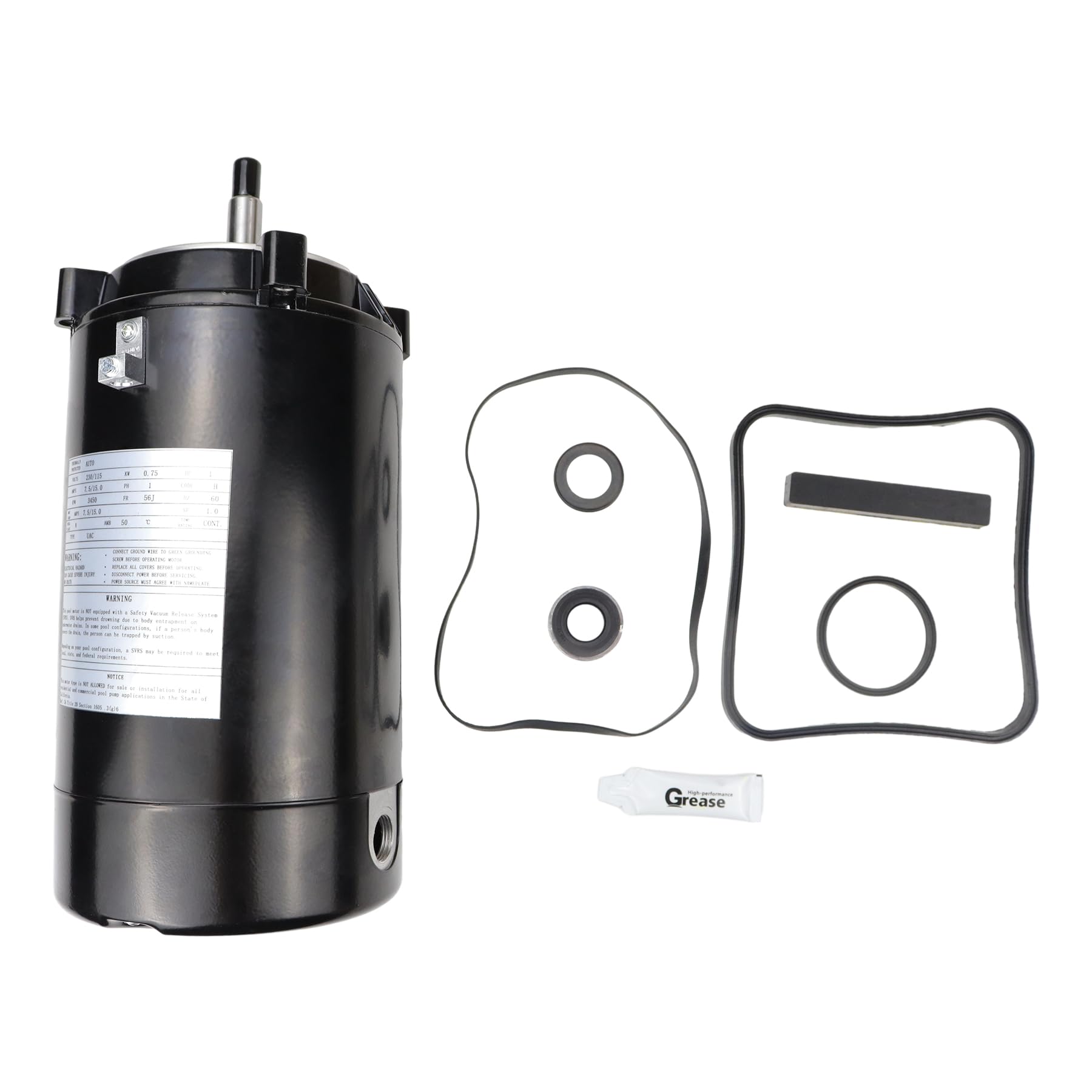 AIWGIW Pool Pump Motor and Seal Replacement Kit for 1 hp